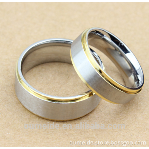 316L stainless steel ring high quality wedding ring for man and women